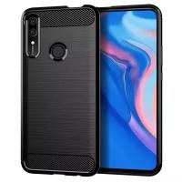 Чехол для Huawei P Smart Z (Y9 Prime 2019, Enjoy10 Plus, 9X Premium) цвет Black (черный), серия Carbon от Caseport