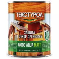 Текстурол WOOD AQUA MATT деревозащитное средство на вод. основе Белый 0,8л