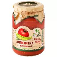 Аппетитка. Перец острый в томатном соусе 750г ECOFOOD