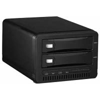 Внешний корпус AgeStar 3U2B3A1 2x3.5" HDD SATA 6Gb/s, USB 3.0, алюминий, вентилятор, черный