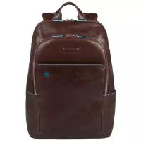Рюкзак планшет PIQUADRO CA3214B2/MO, фактура гладкая, коричневый