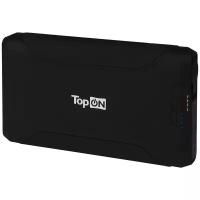 Внешний аккумулятор TopON TOP-X72 72000mAh 2 USB-порта, автомобильная розетка 180W, набор для зарядки ноутбуков, аварийный свет, фонарь. Черный