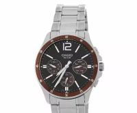 Наручные часы CASIO Analog MTP-1374D-5A, серебряный, черный