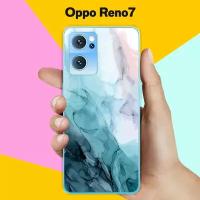 Силиконовый чехол на Oppo Reno7 Акварель / для Оппо Рено7 5Джи