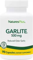 NaturesPlus Garlite Odorless Garlic (Чеснок без запаха) 90 капсул (NaturesPlus)