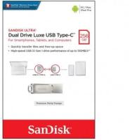 USB флешка Sandisk 256Gb Ultra Dual Drive Luxe USB 3.1 gen 1/ USB Type-C 150 Mb/s