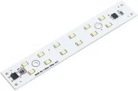 Светодиодная линейка 2835, 2х6 led, 220V, 5W, 120mm, D173, warm white