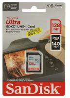 SD карта Sandisk Ultra SDSDUNB-128G-GN6IN