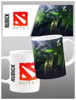 Rubick Кружка с персонажем игры Дота 2 (Dota 2), 1 шт. 330 мл. рубик Rubick Сувенир подарок игроку в Доту