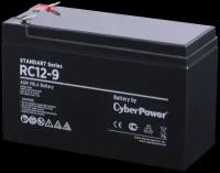 CyberPower Аккумуляторная батарея SS RС 12-9 / 12 В 9 Ач