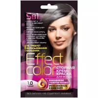 Fito косметик Effect Сolor стойкая крем-краска для волос, 1.0 черный, 50 мл
