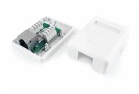 Розетка компьютерная RJ-45 Hyperline SB1-1-8P8C-C6-SH-WH