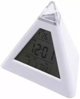 Часы-будильник АААх3 RGB термометр "Пирамидка" Irit IR-636