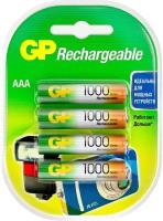 Аккумулятор GP AAA 1000mAh Ni-Mh BL4 GP100AAAHC-2CR4, 4шт