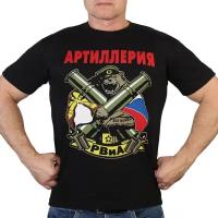 Черная футболка с принтом РВиА RUS 56 (3XL)