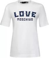 Футболка LOVE MOSCHINO, размер 46, белый