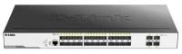 D-Link Коммутатор D-Link DGS-3000-28XS/B1A Управляемый 2 уровня с 24 портами 1000Base-X SFP и 4 портами 10GBase-X SFP+