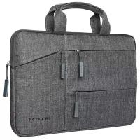 Сумка Satechi Water-Resistant Laptop Carrying Case with Pockets 13-14" gray