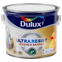 Краска латексная Dulux Ultra Resist Кухня и ванная полуматовая белый 5 л 6.52 кг