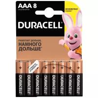 Батарейка Duracell Basic AAA, в упаковке: 8 шт