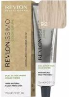 Краска для волос Revlon Professional Coloring Hair Revlonissimo Color Sublime Vegan, Веганский перманентный краситель с маслами холодного отжима, 9.2