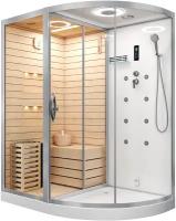 Комбинированная сауна 2в1 Cerutti SPA Lugano CT8345 180x110 см, профиль белый