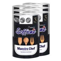 Бумажное полотенце Soffione Premio Maestro Chef, трехслойное, 6 рулонов