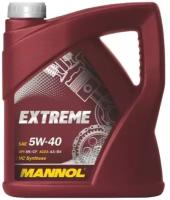 Моторное масло Mannol Extreme 5W-40 синтетическое 4 л