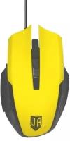 Мышь USB Jet.A Comfort OM-U54 оптическая, 2400dpi, кабель 1.5м, Yellow