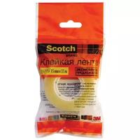 3M Scotch® Клейкая лента эконом 15 мм прозрачная 500-1533