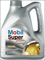 Полусинтетическое моторное масло MOBIL Super 3000 X1 5W-40, 4 л, 1 шт