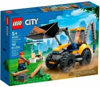 Конструктор LEGO City 60385 Строительный экскаватор, 148 деталей, 5+