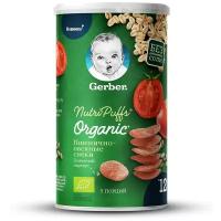 Снеки пшенично-овсяные Gerber Organic с томатом и морковью 35 г