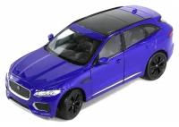 Масштабная модель автомобиля Jaguar F-Pace, синяя, 1:24