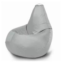 MyPuff кресло-мешок Груша, размер XXXL-Стандарт, оксфорд, серебристо-серый