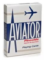 Карты "Aviator pinochle blue"