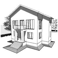Проект жилого дома STROY-RZN 22-0032 (101,16 м2, 11,69*6,23 м, газобетонный блок 400 мм, облицовочный кирпич)