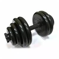 Гантели разборные 1 шт по 29 кг Barbell Atlet черный