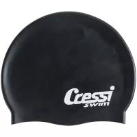 Шапочка для плавания CRESSI SILICONE CAP ADULT, черная