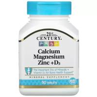 Calcium Magnesium Zinc + D3 таб., 100 г, 90 шт