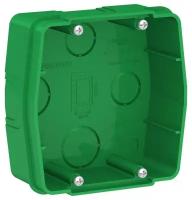 Установочная коробка внутр монтажная зеленая для силовых розеток SE Blanca