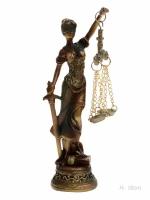 Статуэтка Фемида Богиня Правосудия 18 см бронза