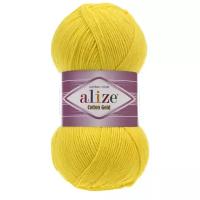 Пряжа для вязания ALIZE 'Cotton gold' (55%хлопок,45%акрил)ТУ (110 желтый), 5 мотков