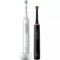 Электрическая зубная щетка Oral-B D505.523.3H, белый/черный
