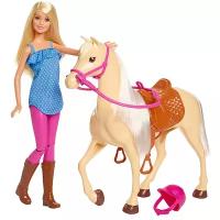 Кукла Barbie с лошадью, FXH13 фиолетовый