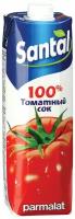 Сок SANTAL (Сантал), томатный, 1 л, для детского питания, тетра-пак, 547746