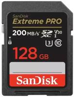 Карта памяти SanDisk Extreme PRO 128GB SDXC Memory Card 200MB/s SDSDXXD-128G-GN4IN