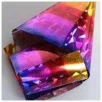 Фольга Nayada для дизайна ногтей Радужный кристалл 70Х5 см