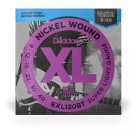 Комплект струн для электрогитары D'Addario EXL120BT