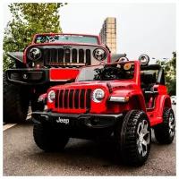 Электромобиль Jeep Rubicon 4WD (DK-JWR555), красный